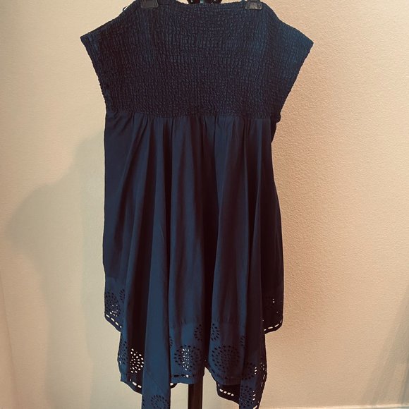 Lane Bryant Navy Blue Strapless Dress,  Size 22/24 - Picture 1 of 5